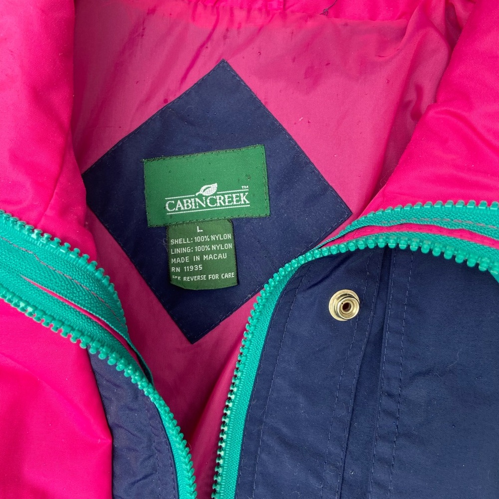 Vintage Cabin Creek Windbreaker Jacket. - Picture 6 of 8